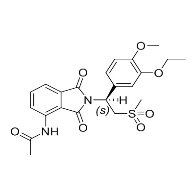 (+)-N-［2-［1(S)-(3-Ethoxy-4-methoxyphenyl)-2-(methylsulfonyl)ethyl］-1,3-dioxo-2,3-dihydro-1H-isoindol-4 -yl］acetamid