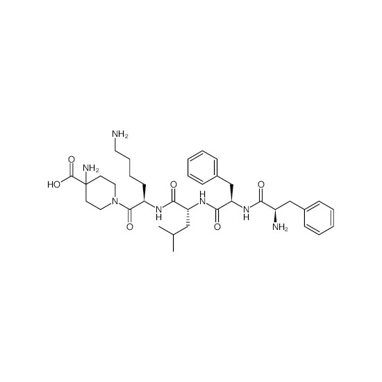 1-(D-Phenylalanyl-D-phenylalanyl-D-leucyl-D-lysyl)-4-aminopiperidin-4-carbonsäure